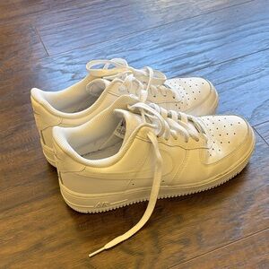 Nike white air forces